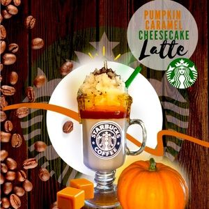 Custom made coffee latte candle.